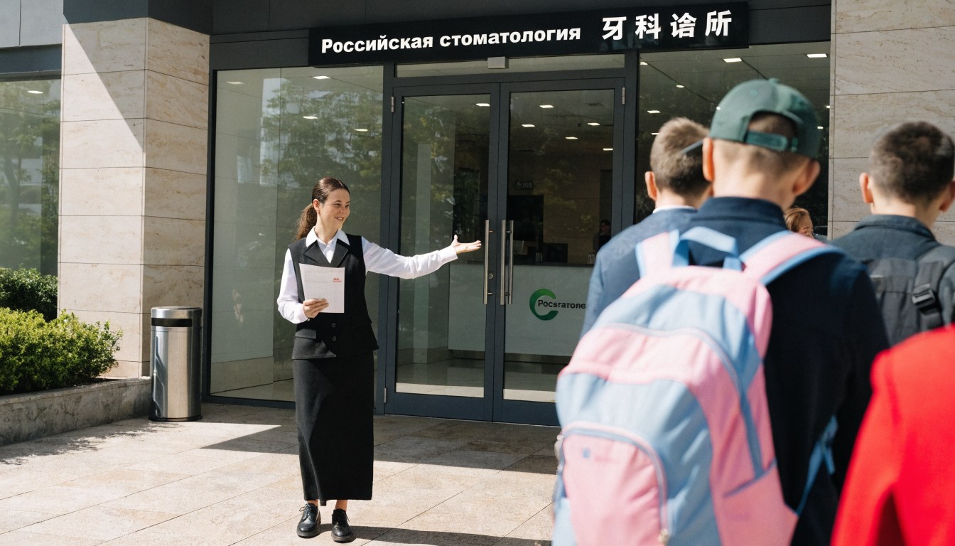 Русскоговорящий куратор встречает у клиники